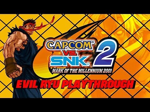Capcom vs. SNK 2: Evil Ryu -Ratio Match- Playthrough (1080P/60FPS)