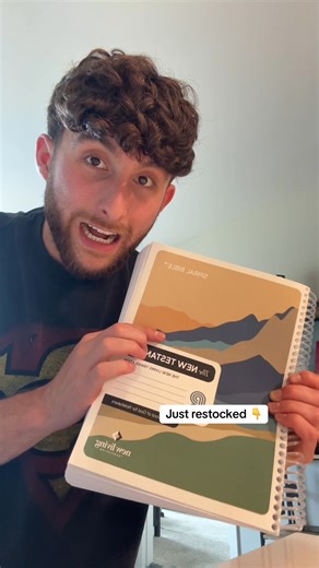 Fall in love with Bible study all over again! ❤️ 📖 Lay-flat spiral binding ✅ Weekly reading plan ✍️ Large note columns 👀 Easy-to-read text 💪 Thick, no-bleed through pages | Spiral Bible