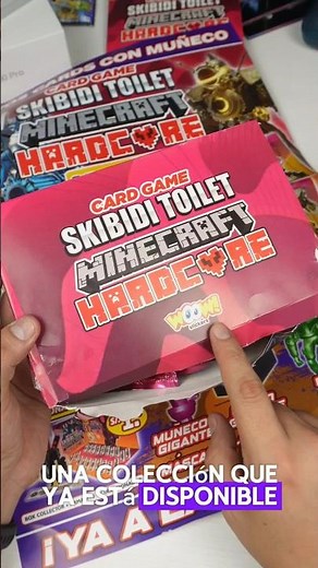 Meet the new WOOW STICKERS SKIBIDI TOILET MINECRAFT HARDCORE CARDS