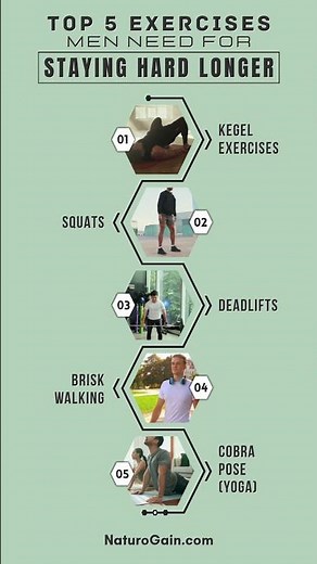 5 Exercises for Men With Difficulty Staying Hard Daily 💪