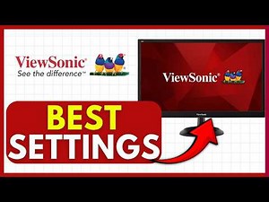 Best SETTINGS for Viewsonic Monitor (EASY) 2026