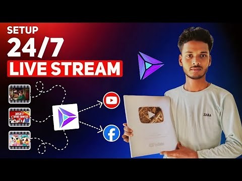 How to Setup 24/7 Live Stream with Pre-Recorded Videos on YouTube | Stream Adda