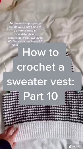 Crochet Sweater Vest Tutorial for Beginners
