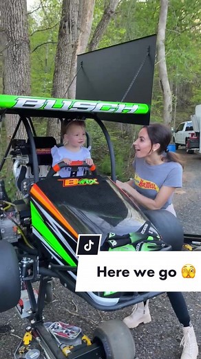 Young Brexton Busch's First Racing Lesson with Dad Kyle Busch