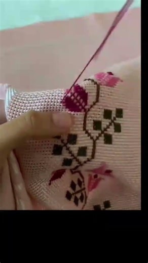 tablecloth knitting process #shorts