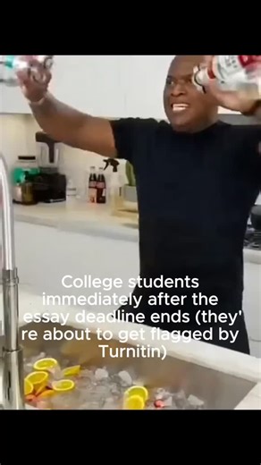 AIDetectPlus on Instagram: "Us trying to act sympathetic after the prof cancels finals... but secretly celebrating like it’s a national holiday  And then there’s us right after the essay deadline—refreshing Turnitin praying not to see that red bar  #collegehumor #studentlife #relatable #turnitin #finalexams #essaydeadline #collegevibes #campuslife #funnyvideo #meme #foryou #explorepage #fyp #foryoupage #explorepage✨ #explore #explorer"