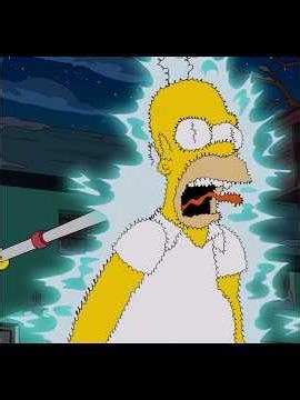 The dog biting a man’s face #fypシ #simpsons #cartoon #animation #movie