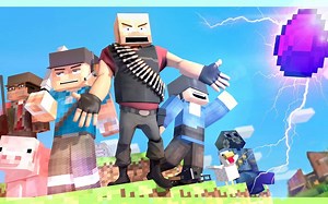 Team Fortress 2 X Minecraft , 2 (SFM Animation)