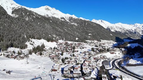 St. Anton, Austria: Drone explores alpine skiing's birthplace