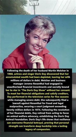 Betrayed at Fifty: How Doris Day Rebuilt Her Life From Zero 🎬