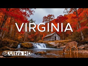 Autumn in Virginia 4K 🍁 | Blue Ridge Parkway, Forest Trails & Golden Hills