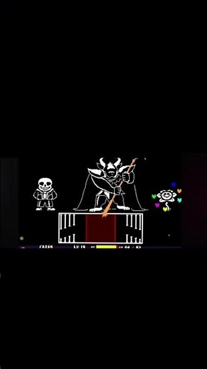Sans , asgore and flowey vs Frisk #undertale #animation #deltarune