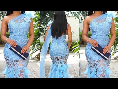 45+ latest Lace Styles Dresses For Best Traditional Wedding || African Fashion #Asoebi styles
