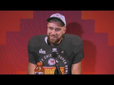 Travis Kelce Postgame Press Conference | Super Bowl LVII Travis Kelce Post Presser 021223