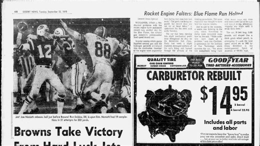 Deseret News archives: ‘MNF’ debuted in 1970, now it’s a Monday institution