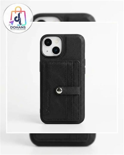 iPhone 14 Leather Card Holder Case