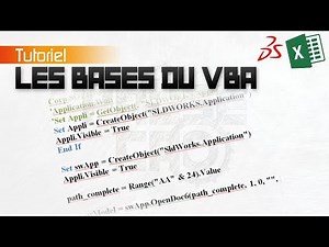 Les bases du VBA [Tuto - Solidworks Excel VBA]