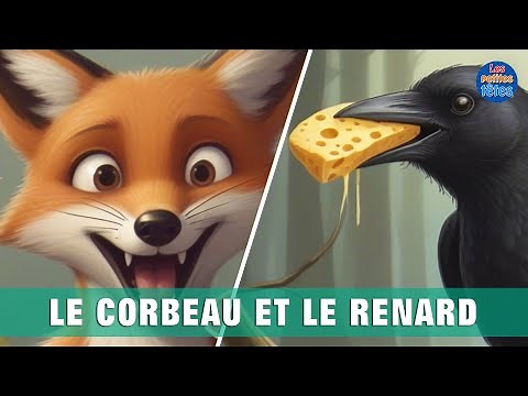 Le corbeau et le renard fable pour enfants - Jean de la Fontaine