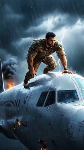 Pakistani Soldier Fixes Plane Mid-Air During Violent Storm | Real Hero Story