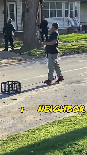 My neighbor played a funny prank on me, pretending