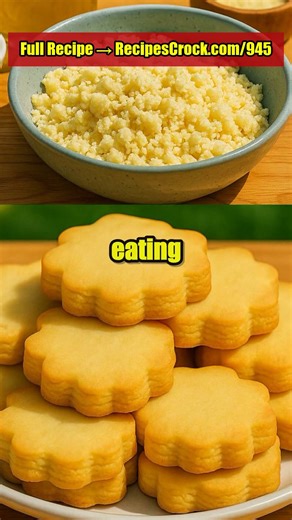 Soft and Buttery Shortbread Biscuits #Recipe