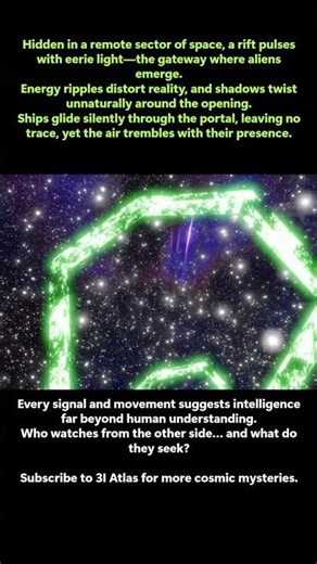Alien Gateway Discovered Portal Where Extraterrestrials Emerge 3I Atlas