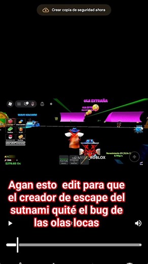 #estoy enojado que lo quite el bug de las olas locas #viral #roblox #edit