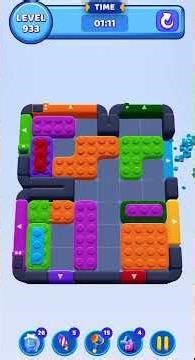 Color Block Jam Level 933 Solution Walkthrough #colorblockjam #gaming #colorblockjamgame #games