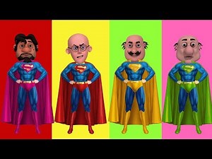 MOTU PATLU Wrong Heads with Spiderman Superman in Hindi | Motu Patlu Cartoon in Hindi