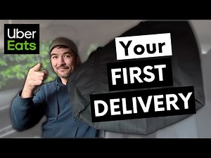 Complete FIRST delivery process for new Uber Eats drivers