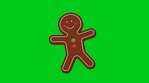 Animation Gingerbread Man On Green Screen Stock Footage Video (100% Royalty-free) 1084493104 | Shutterstock