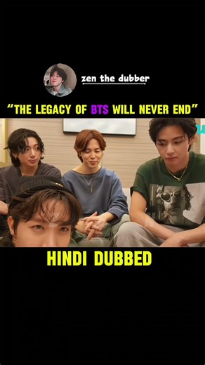 taehyung said bts is not gonna end 💀 Hindi dubbed bts live #bts