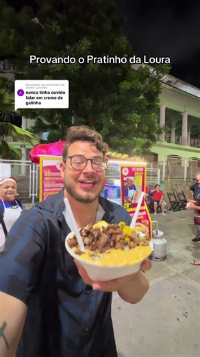 Provando o Pratinho da Loura em Fortaleza