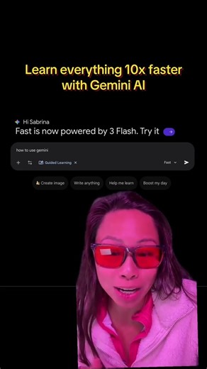 You can ask Gemini’s Guided Learning mode, “How do I use Gemini?” Ask anything you want and learn 10