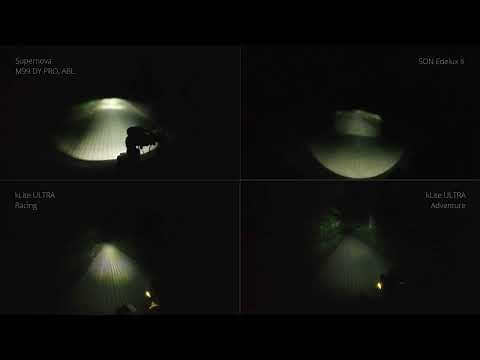 4 Dynamo Bike Lights compared: Supernova M99 Dy Pro, SON Edelux II, kLite Ultra Racing & Adventure