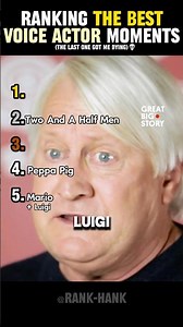 Ranking The Best Voice Over Actors