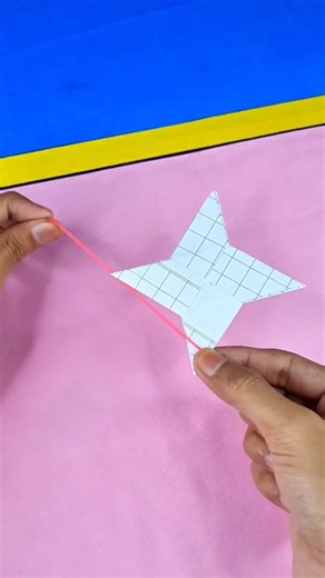 Super Easy Super Fast Paper Ninja Star Making,#shorts #craft