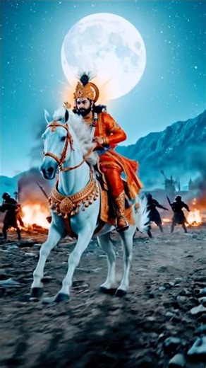 This Horse Scene Will Shock You | Jay Ramapir 🙏| Heyansh Divine Bhakti Music | #shorts