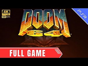 Doom 64 Gameplay on PS5 [4K 60FPS HDR] Full Game Walkthrough - No Commentary!