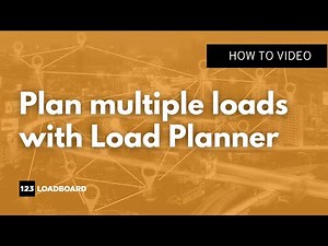 Plan multiple loads with Load Planner. 123Loadboard's platform helps save time and maximize profits.