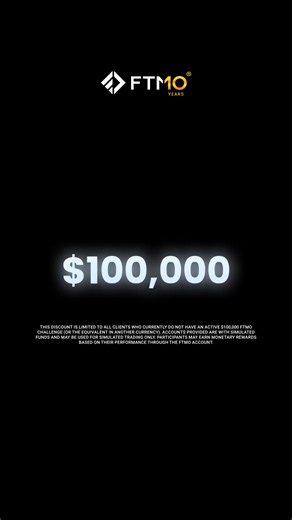 214K views | Celebrate 10 years of FTMO with a special deal: 19% off 100,000 FTMO Challenge. | FTMO.com | Facebook