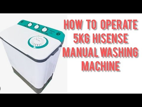 How To Operate Hisense 5KG Washing Machine / Spin section
