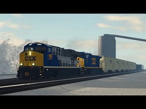 Trains Baseplate CSX 1853 Heritage Unit & CSX 70 Compilation
