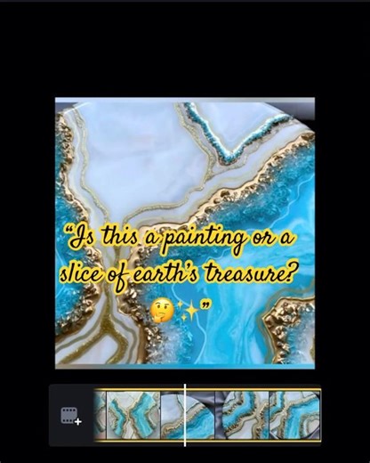 RESIN ART | GEODE ART | WALL #shorts #resinart #diy #resin #youtubeshorts #shortvideo #reels #ocean