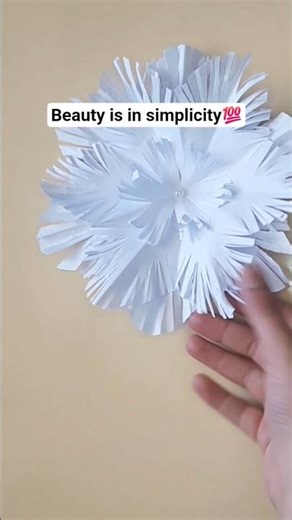 Easy DIY Paper Flower DIY😊 #decorative flower #creative ideas #handmade flower #paper flower craft