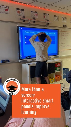 McLean County Unit District No. 5 on Instagram: "Unit 5 added more than 800 smart interactive panels across classrooms this summer. Students and teachers say they are improving the classroom experience. Learn more on the Unit 5 website under "News & Announcements." #unit5pride"