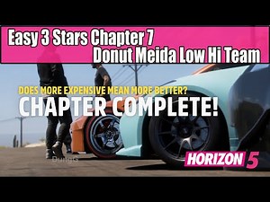 Easy 3 Stars Chapter 7 Donut Meida Hi Low Team in Forza Horizon 5