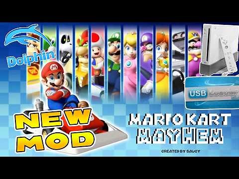 Brand New Mario Kart Wii Mod! Mario Kart Mayhem Setup (3 methods)