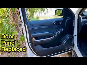 How to remove & replace door panel - Chevy Tahoe, Suburban, Silverado, GMC Yukon, Sierra.
