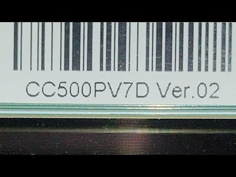 preeti electronics CC500PV7D Ver.02 50 inch 4K Panda panel repair laser machine through